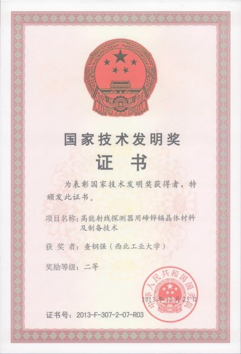 國(guó)家技術(shù)發(fā)明獎(jiǎng)